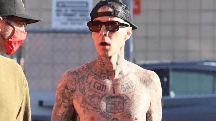Travis Barker Looks Completely Different Without His Tattoos