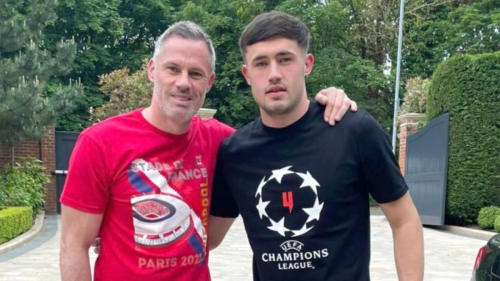 Jamie Carragher breaks silence after son makes international debut following England switch