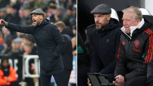 Erik ten Hag caught in heated argument with Man Utd player during Newcastle game, his time could be up