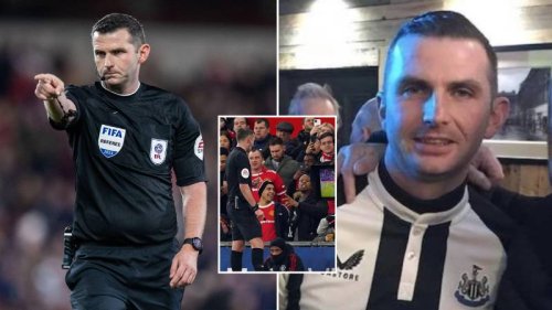 Man Utd Fans Are Fuming That 'Newcastle Supporter' Michael Oliver Is ...