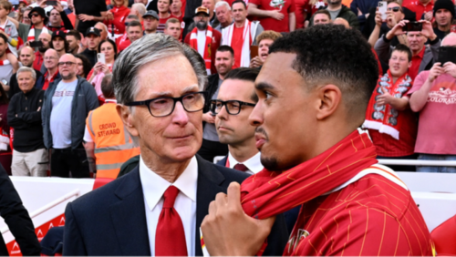 Lipreader reveals what Trent Alexander-Arnold said to Liverpool owner John W. Henry after Premier League title win