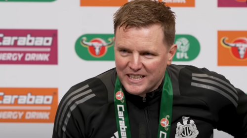 Eddie Howe was blown away by what Liverpool players did after Carabao Cup final defeat