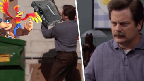 Nick Offerman 'lost weeks of his life' playing Banjo Kazooie, had to quit gaming