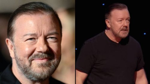 Ricky Gervais ridiculed after referring to himself as 'middle aged'