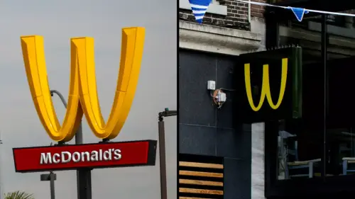 McDonald’s flipped its iconic Golden Arches to make an important statement