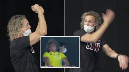 Viral Australian Swim Coach Has Another Wild Reaction As Ariarne Titmus Claims World Record
