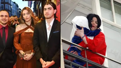 Michael Jackson's son 'Blanket' makes another rare appearance in photo next to brother and sister