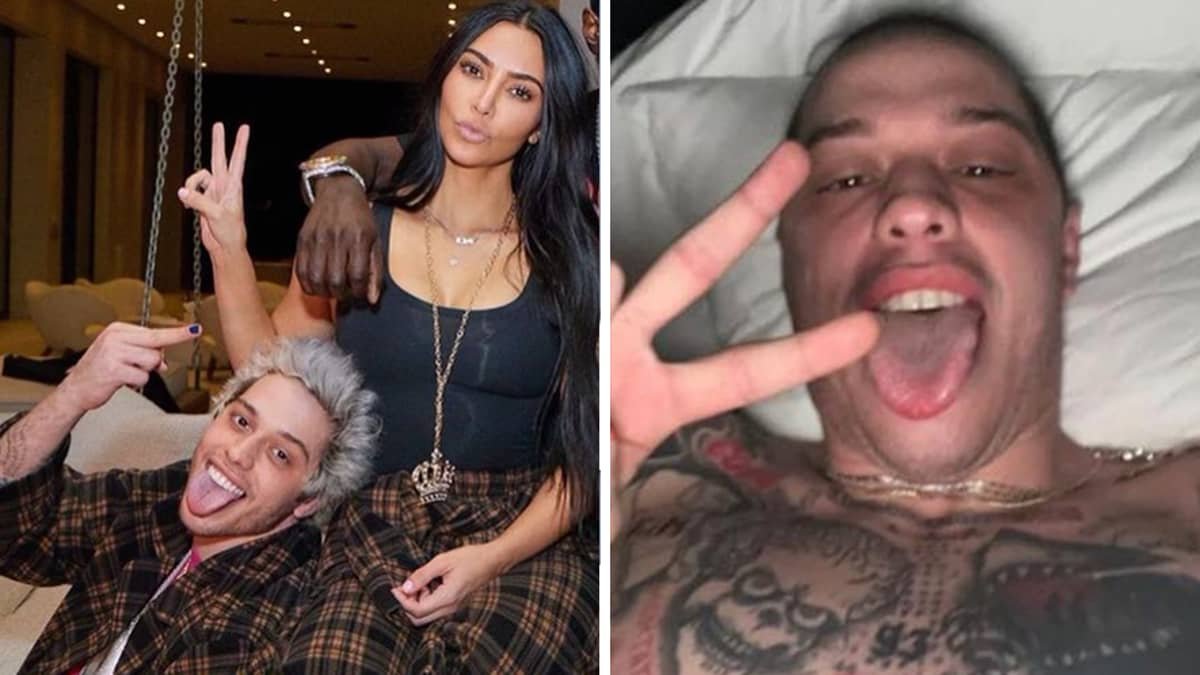 Fans Spot 'Kim Tattoo' On Pete Davidson's Text As Texts To Kanye Emerge