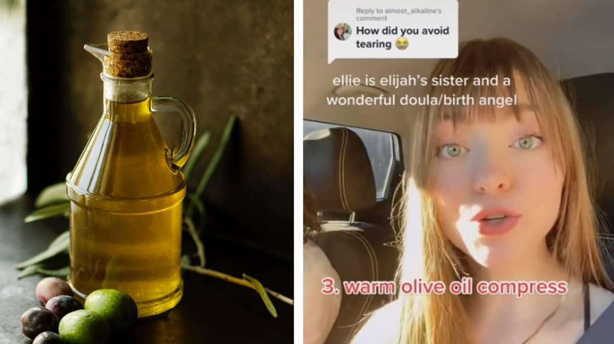 Woman Shares Olive Oil Hack To Prevent Tearing During Labour