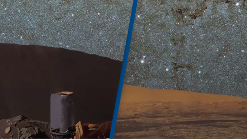 NASA reveals truth behind 'stunning' Mars images showing night sky 250 million miles from Earth