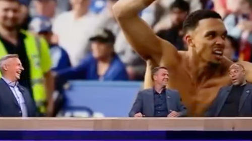 John Barnes 'destroys' Michael Owen directly to his face during awkward TV segment about Liverpool