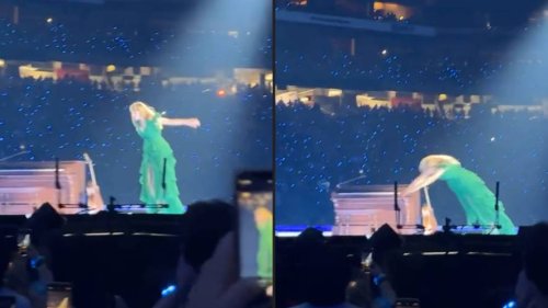 Fans can't work out how Taylor Swift dives into stage on new tour