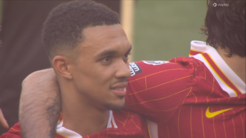 Liverpool fans divided after spotting what Trent Alexander-Arnold did immediately after winning Premier League title