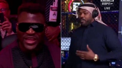 Francis Ngannou produced brutal response after Jon Jones said he'd beat him in a fight