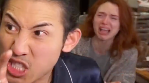 Amouranth breaks down in tears on livestream as her husband argues over her monthly income