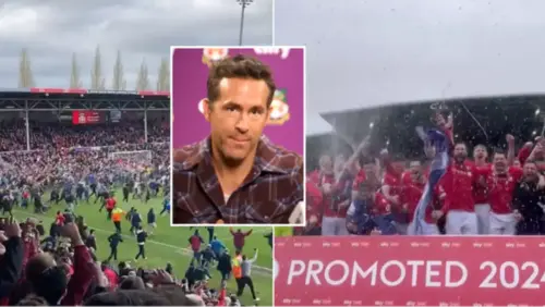 Ryan Reynolds sends emotional message after Wrexham win promotion from League Two