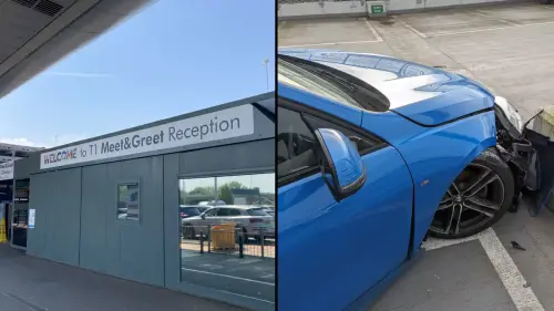 Man leaves £30,000 car with Manchester Airport meet and greet then gets call from BMW