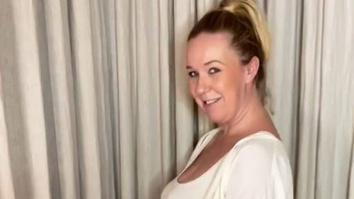 Woman Pregnant With Triplets Shows Off 'Unique' Baby Bump At 35 Weeks Leaving People Speechless