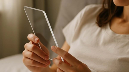 Woman who went viral for using 'clear phone' that left people shocked reveals what it really is