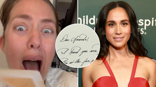 Meghan Markle sends ‘scared’ podcaster blunt handwritten note after being personally called out by her