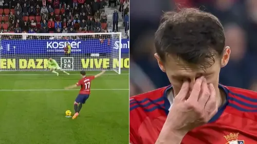 Osasuna's Ante Budimir takes the worst penalty in history against Valencia