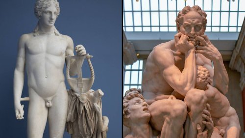Reason why Ancient Greek statues were purposely given unusually small penises