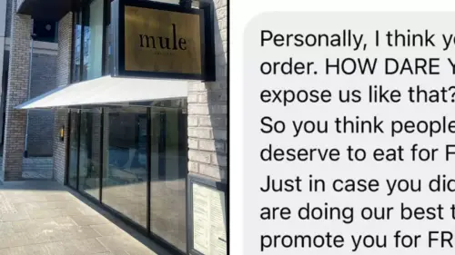 Restaurant exposes influencer and tell her to ‘get the f**k out’ after she asked to pay with ‘exposure’