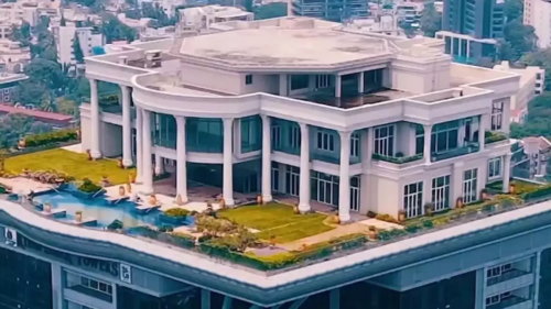 Owner of controversial $20,000,000 'sky mansion' built on top of 400ft skyscraper may never live in it for one reason