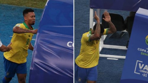 Gabriel Jesus Lost His Cool After Being Sent Off In Copa America Final
