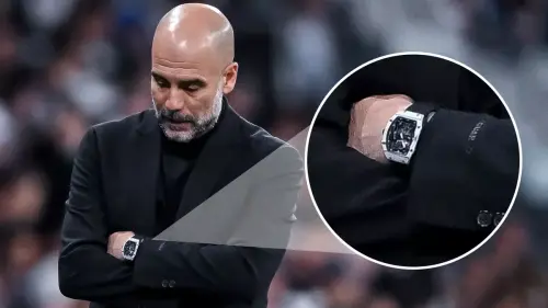 Pep Guardiola wore one of the world's rarest watches during Champions League game