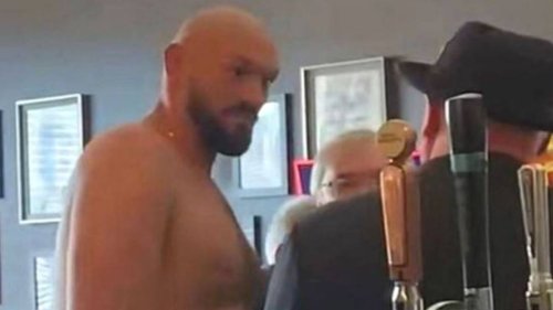 Tyson Fury Goes Topless After Stunning Locals By Walking Into Pub And Ordering Lager