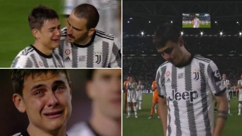 Paulo Dybala Was Absolutely Heartbroken Saying Goodbye To Juventus Fans After Being Standing Ovation