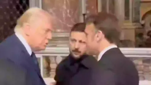 Lip reader 'reveals five word warning' Donald Trump gave to Emmanuel Macron during meeting