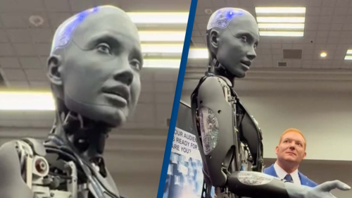 Most advanced AI robot gives terrifying answer when asked if it can create more of itself