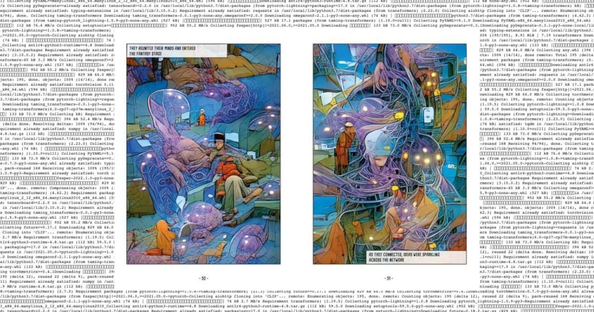 Moebia, un roman graphique illustré par une intelligence artificielle