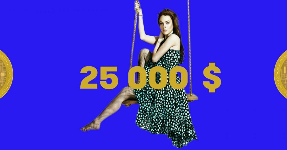 25 000 dollars : ce que gagne Lindsay Lohan pour écrire deux tweets sur des cryptomonnaies bidons