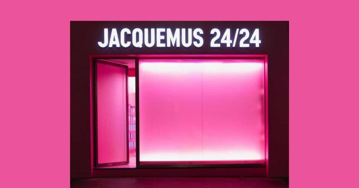 Jacquemus : un nouveau distributeur automatique à Londres avant l'été... mais ce n'est pas tout !