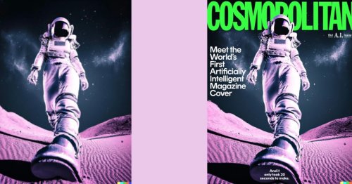 L’intelligence artificielle DALL·E 2 crée la couverture du magazine Cosmopolitan