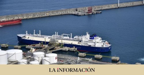 Las cargas de buques metaneros de GNL en España duplican las de hace un año