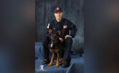 ‘Great sadness’: Lincolnshire-Riverwoods Fire District rescue canine forced to retire early due to kidney failure