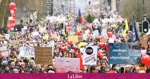 Un air de révolution : une manifestation contre les mesures sanitaires sous haute tension à Bruxelles