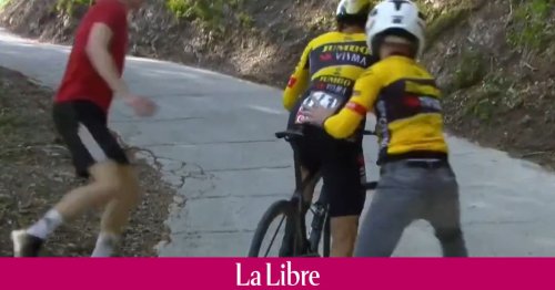 Giro : l’incroyable anecdote sur le spectateur qui a volé au secours de Roglic lors de son incident mécanique (VIDEO)