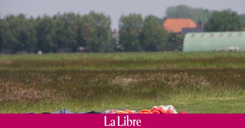 Flandre: un parachutiste grièvement blessé après un atterrissage manqué
