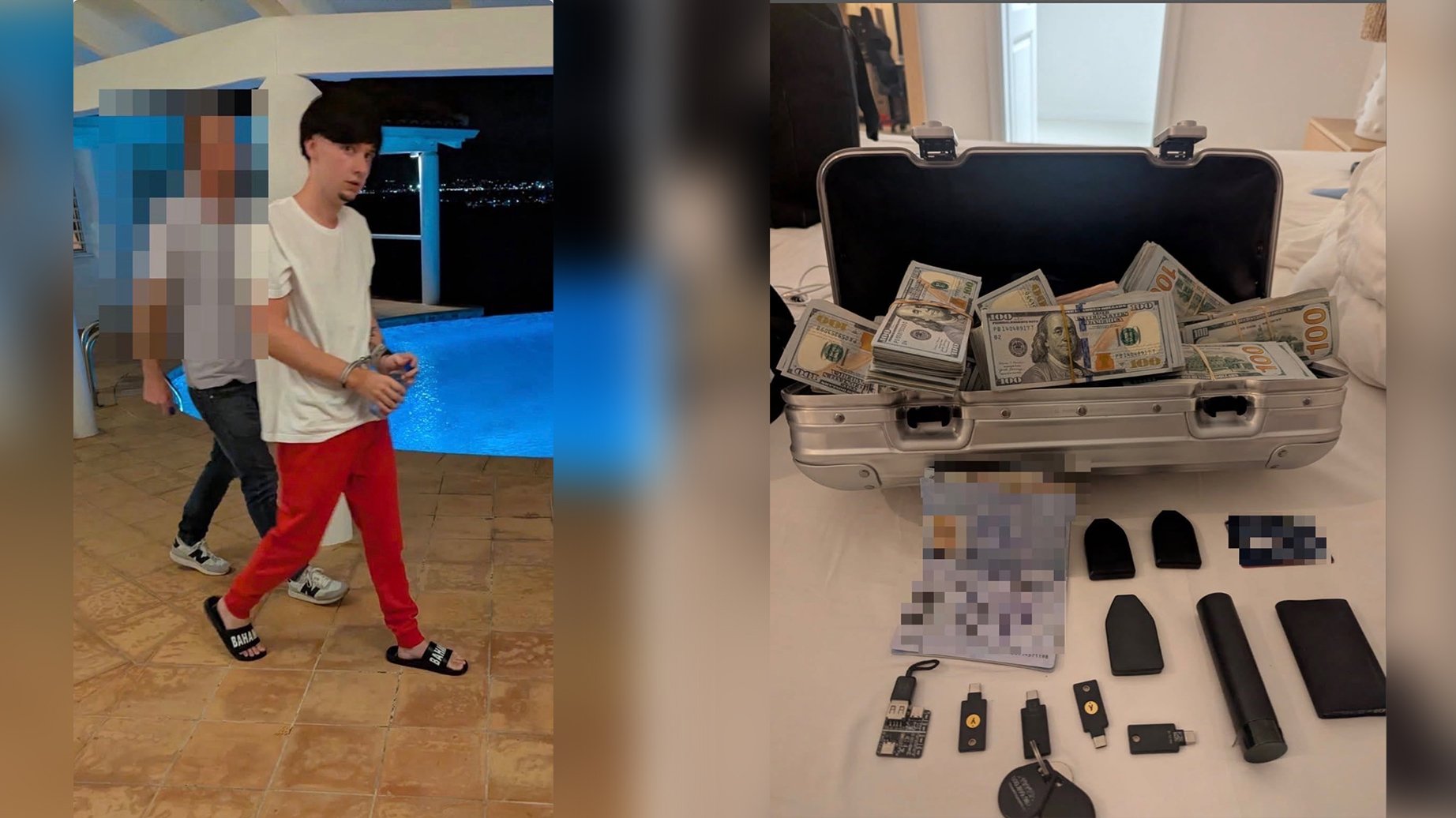 Nepo Baby Whose Dad Manages Seized Assets For US Marshals Busted On Ritzy Island