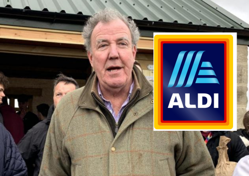 How much a weekly shop could cost at Jeremy Clarkson's farm shop compared to Aldi