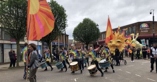 More than 1,000 people flock to Accrington as first ever Spring Parade bursts into life