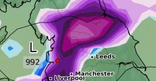 Lancashire Weather Maps Show Where Snow Is Set To Fall Next Week Amid ...