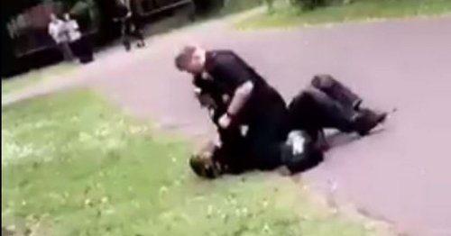 Manchester Airport worker who screamed 'I can't breathe' after officer tackled him to the ground in park paid £4,000 by police