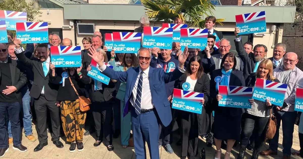 Nigel Farage reaction as Reform candidate shared posts supporting Tommy Robinson and Andrew Tate