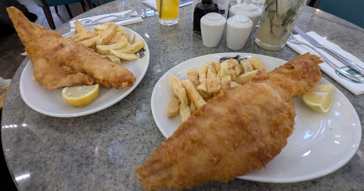 'I went for fish and chips at a Whitley Bay restaurant with stunning views and its own pianist'